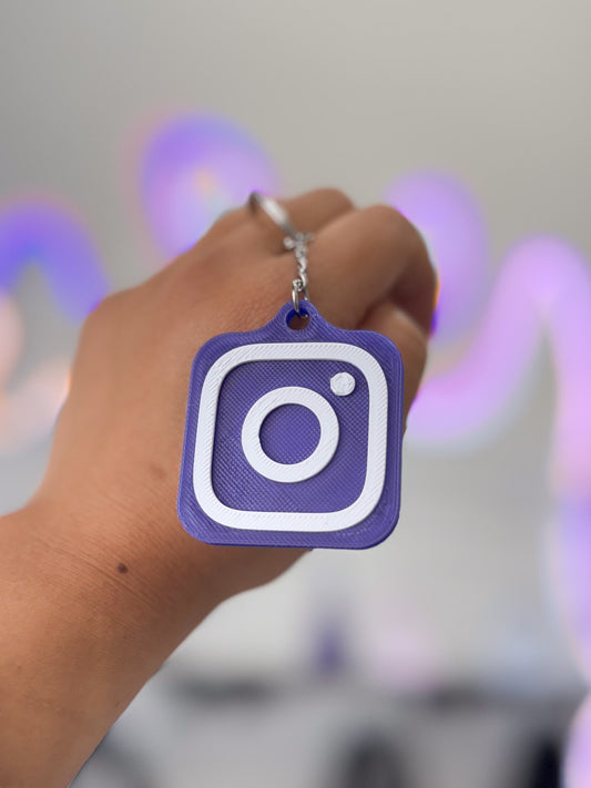 Instagram NFC Tag Keychain